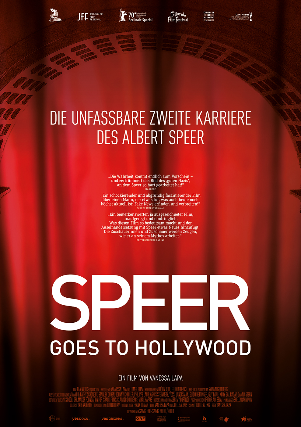Poster Speer goes to Hollywood