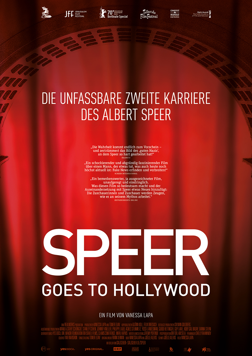 Poster Speer goes to Hollywood