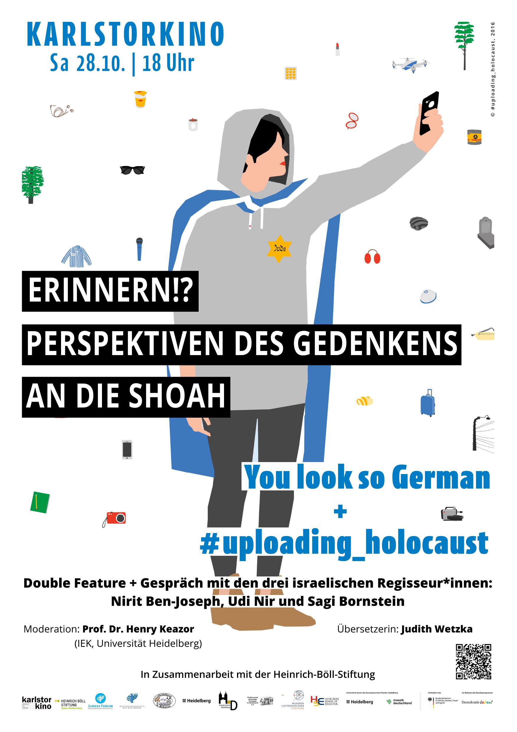 Poster You look so German + #Uploading_Holocaust