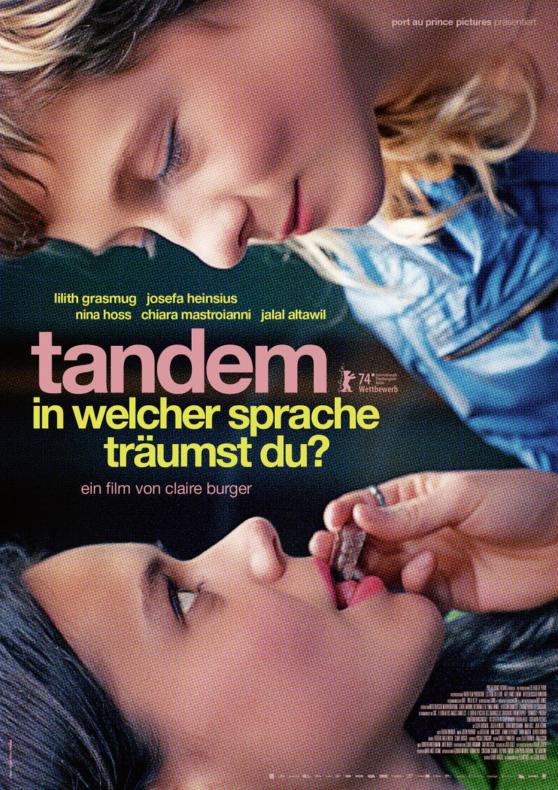 Poster Langue étrangère - Tandem - in welcher Sprache träumst du?