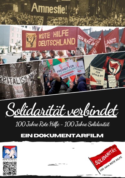 Poster Solidarität verbindet - 100 Jahre Rote Hilfe
