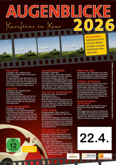 Poster Augenblicke 2026 – Kurzfilme im Kino