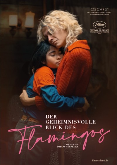 Poster Der geheimnisvolle Blick des Flamingos - La mirada misteriosa del flamenco